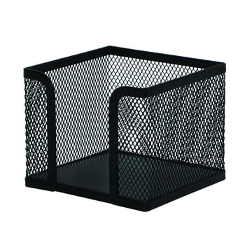 Pojemnik na karteczki Q-CONNECT Office Set metalowy czarny 80adb99f01c80ce51c2469f1d0e003dc