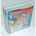 Kostka kolor duża klejona