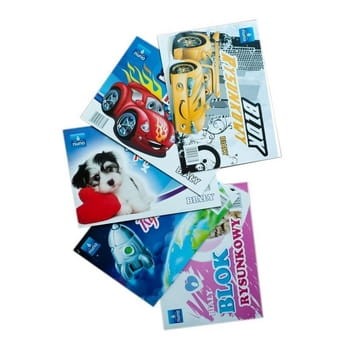Blok rysunkowy biały A4 mix okładek 2760c5a943711296c8fcf703282ad687