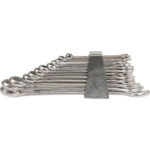 Klucze płasko-oczkowe 12 części 6-22 mm clip