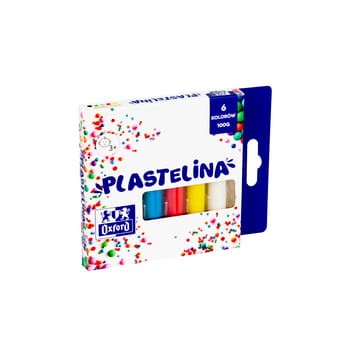 Plastelina Oxford 6 kolorów / 100 g 6afbeeacaa45f82e8cb41dacf1a6f0e6