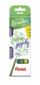 Pentel Zestaw 4 pisaków/pędzelków SES15C Brush SignPen - Zielone jagody