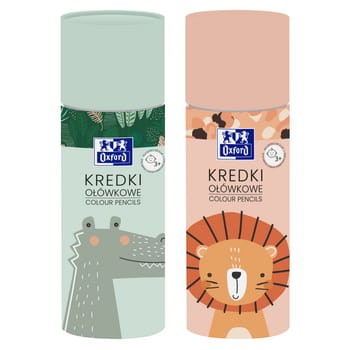 Kredki Ołówkowe w tubie Oxford Kids 24+2 Kolory 45281fa591f1002b8f984ab6f6201c0c