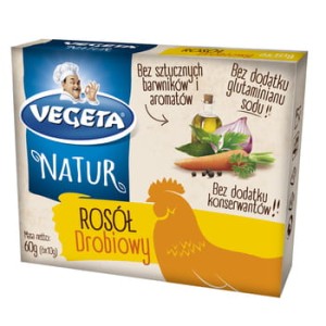 Rosół drobiowy Vegeta Natur Podravka 60 g