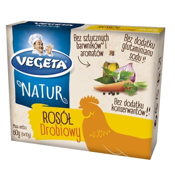 Rosół drobiowy Vegeta Natur Podravka 60 g 254.jpg