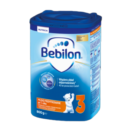 Mleko modyfikowane po 1. roku Bebilon 3 Pronutra-Advance 800 g Mleko modyfikowane po 1. roku Bebilon 3 Pronutra-Advance 800g