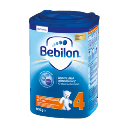 Mleko modyfikowane po 2. roku Bebilon 4 Pronutra-Advance 800 g Mleko modyfikowane po 2. roku Bebilon 4 Pronutra-Advance 800g