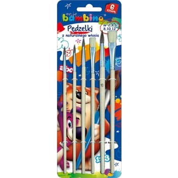 Bamimo zestaw 6 pędzelków 3360f9523f7161e8d8972b3247f75b0f