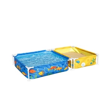 Basen stelażowy z piaskownicą 2 in 1 Bestway 213 x 122 x 30,5 cm 3d52f830f43da908f8961e28e1962b19