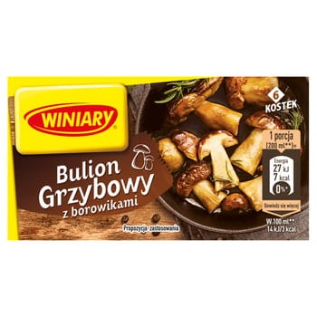 Bulion z grzybami leśnymi Domowa Kuchnia (kostka rosołowa) Winiary 60 g 12.jpg