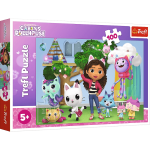 Trefl Puzzle 100 elementów - Koci Domek Gabi