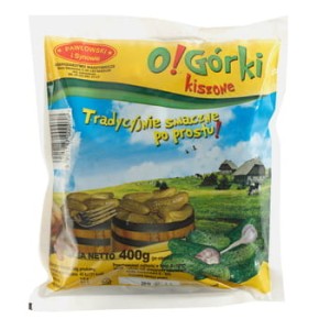 Ogórki kiszone 400 g (paczkowane)
