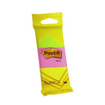 3M Karteczki samoprzylepne Post-it®, 3 kolory, 38x51mm, 3x100 karteczek 6bf33a231f6ce31edfaef43a67c49dd9