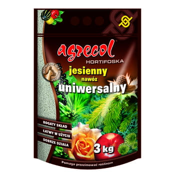 Hortifoska, Jesienny nawóz uniwersalny 3 kg Agrecol c9b500dd42bed821d0cdacf6d32b6903