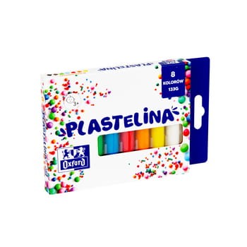 Plastelina Oxford 8 kolorów / 133 g a0de969051a0c6684f518b5abde03fbf