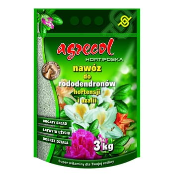Hortifoska, Nawóz do rododendronów, hortensji i azalii 3 kg Agrecol 03b949eb350cf7b3c78b400dbf9cae70