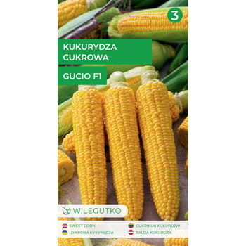 Kukurydza cukrowa Gucio mieszaniec 10 g Seria bazowa Legutko 826e3aacd2366ebbfc3607e9a863a662