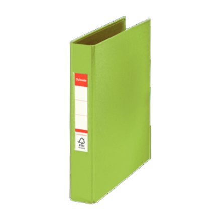 Segregator Esselte A5 z 2 kółkami, grzbiet 40 mm, zielony Segregator Esselte A5 z 2 kółkami, grzbiet 40 mm, zielony
