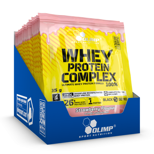 OLIMP SPORT NUTRITION Whey Protein Complex 100% truskawka 35g saszetka