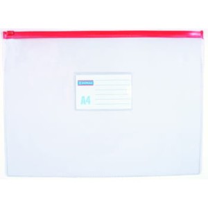 Torebka z suwakiem DONAU PVC A4 transparentna
