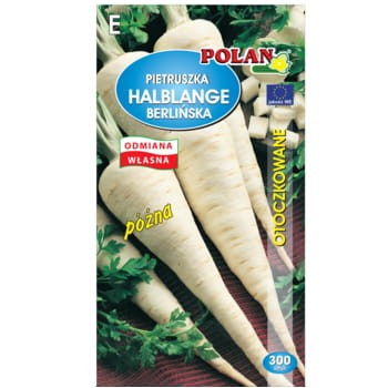 Pietruszka korzeniowa Halblange- Berińska GOF otoczka 300 nasion bf1a862f929adf85b424ca725ec56cfc