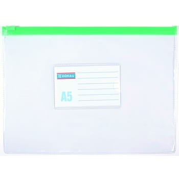 Torebka z suwakiem DONAU PVC A5 transparentna ddbd155030e67f2d06ea22855303afce