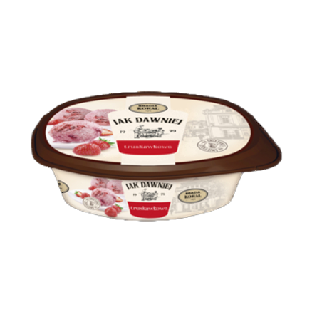 Bracia Koral lody truskawkowe 900 ml Bracia Koral lody truskawkowe 900 ml