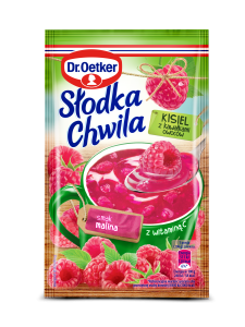 Kisiel malinowy z owocami Słodka Chwila Dr. Oetker 31,5 g