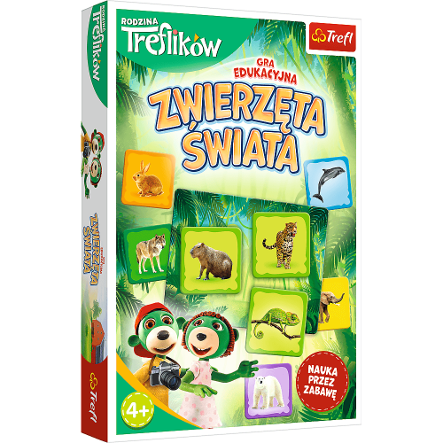 Trefl Gra - Zwierzęta świata - Rodzina Treflików Trefl Gra - Zwierzęta świata - Rodzina Treflików