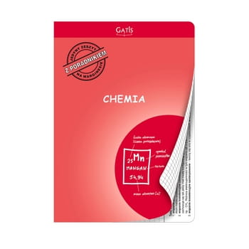 Zeszyt do chemii A5 60 kartek kratka Gatis 254ecf87861bffa0708684f264c2d29c