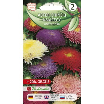 Aster chiński książęcy mieszanka 0,50+0,10 g Seria bazowa Legutko d997d9eddba3cf352d188650c4233a39