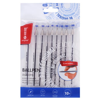 Długopis biurowy 0,7 mm MemoBe niebieski etui 10 szt. 244a6b9a1c853cb715223e4e79fc2d61