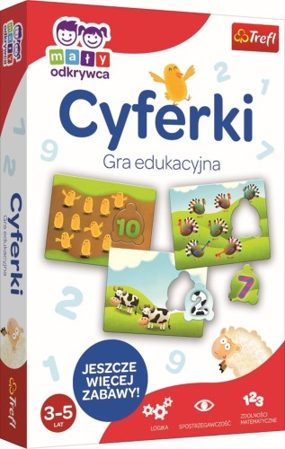 Gra Cyferki Mały Odkrywca Trefl Gra Cyferki Mały Odkrywca Trefl