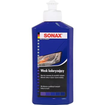 Wosk koloryzujący Sonax nano pro niebieski 250 ml 13f88de52dd7492d0cf6e640f88eff75