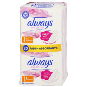 Podpaski Always ze skrzydełkami Ultra Sensitive Normal 20szt.