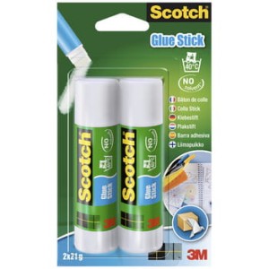 Klej w sztyfcie Scotch®, do papieru, nietoksyczny, 2x 21 g
