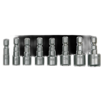 Nasadki wkrętakowe 1/4", zestaw 8 szt.