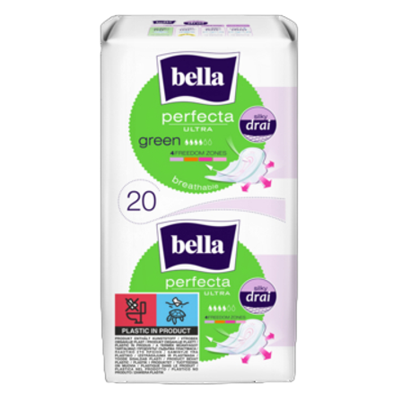 Podpaski Bella Perfecta Ultra Green 20szt. Podpaski Bella Perfecta Ultra Green 20szt.