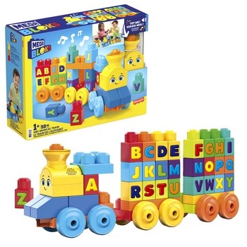 Mega Bloks Muzyczny pociąg ABC Zabawka z klockami dla dzieci Mega Bloks Muzyczny pociąg ABC Zabawka z klockami dla dzieci