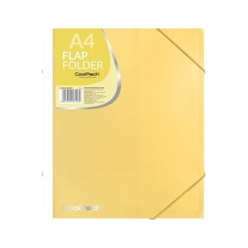 Teczka na gumkę A4 Coolpack pastelowa żółta ca9b06e5558d9c1dd8be9839b25baffd