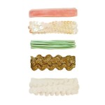 Zestaw wstążek INCOOD 5M 5 szt mix kolorów