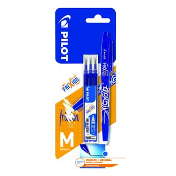 Pilot długopis wymazywalny Frixion Ball niebieski + wkłady 3 sztuki 72378f2633f58603816cc14f1de44196