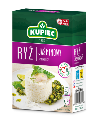 Ryż jaśminowy Kupiec 4 x100g