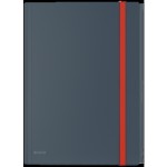 Teczka z gumką i kieszonką Leitz Cosy, PP, szara