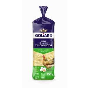 Makaron z jaj kury zielononóżki Goliard 250 g