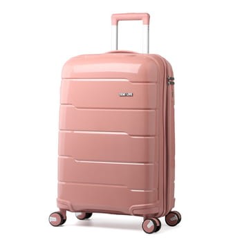 Walizka Semi Line T5750-1 - 54x36x23,5 cm różowa 33f45bb1d09ad96d39dff8d643bad288