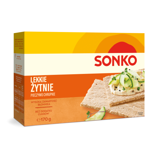 Pieczywo chrupkie lekkie żytnie Sonko 170g