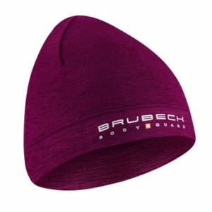 Czapka wełniana dwuwarstwowa unisex EXTREME WOOL śliwka S/M