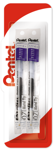 Pentel Wkład do piór kulkowych z serii EnerGel LR7 - niebieski x 2
