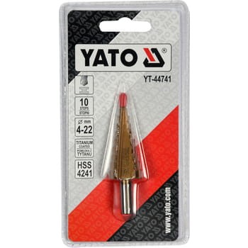 YATO Wiertło stopniowe 4-22 mm d3a78728f91dc7706facbcec910232ea